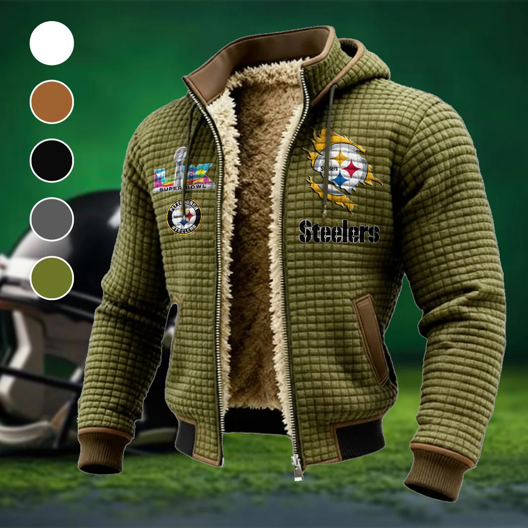 Game Day Squad Fleece-Lined Hooded Jacket, High-Density Comfort Fleece HVN1462PS - Green