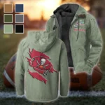 Scarlet Squad Flannel Hoodie, Fan Squad Flannel Hoodie HVN1462TB - Light Green