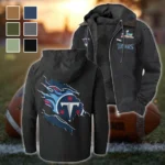 Titan Crew Flannel Hoodie, Everyday Game Fan Hoodie HVN1462TT - Black