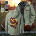 Red Gold Brotherhood Flannel Hoodie, Warm Sport Spirit Hoodie HVN1462WC - Light Green