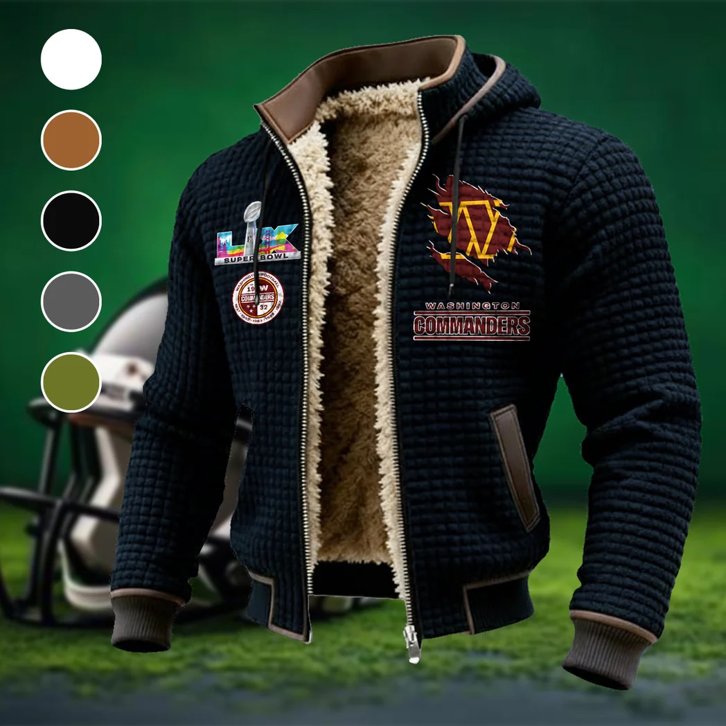 Red Gold Brotherhood Fleece-Lined Hooded Jacket, Modern Athletic Hybrid Parka HVN1462WC - Black