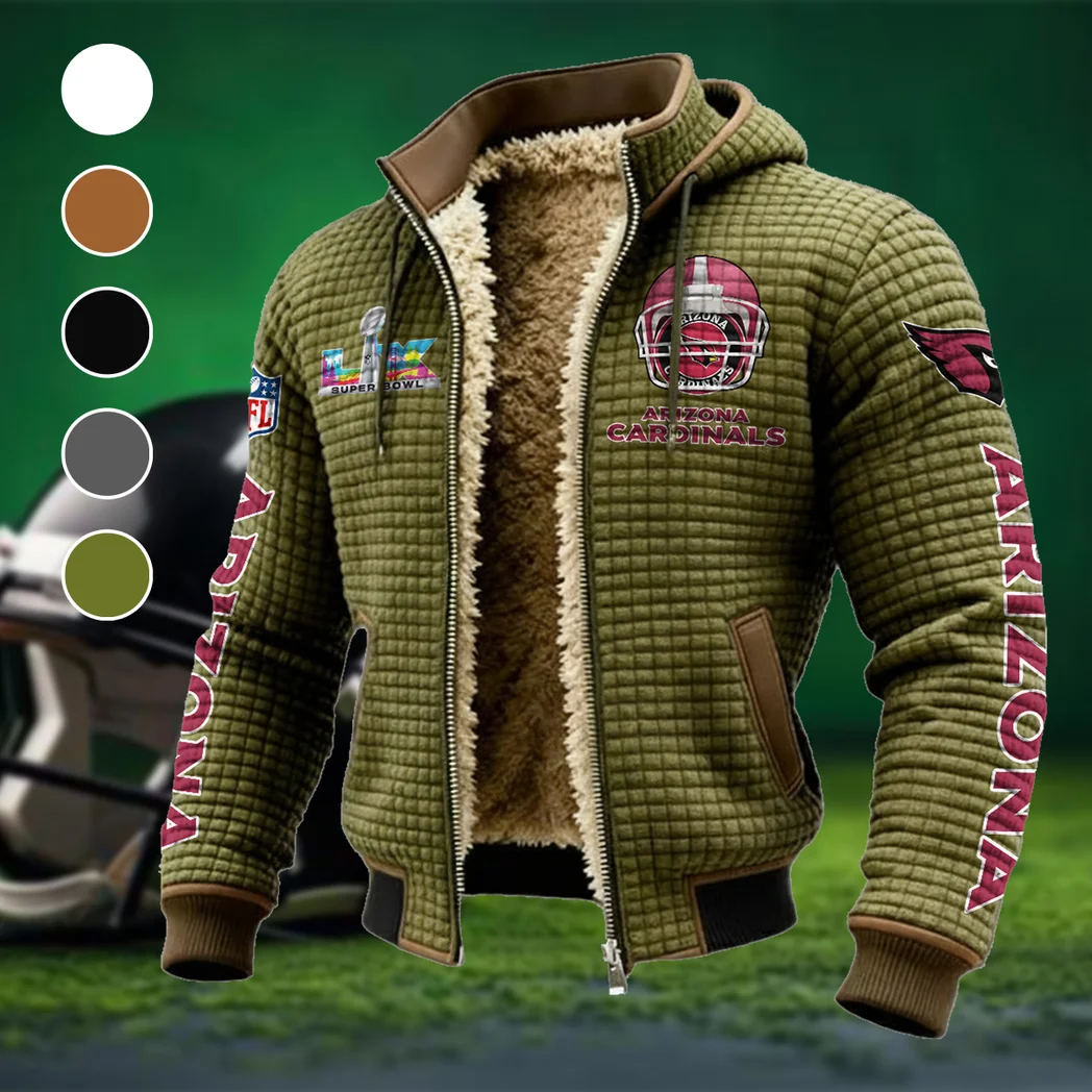 Red Bird Crew Fleece-Lined Hooded Jacket, Endurance Sport Thermal Hoody HVN1463AC - Green