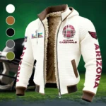Red Bird Crew Fleece-Lined Hooded Jacket, Endurance Sport Thermal Hoody HVN1463AC - White