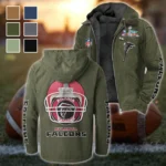 Game Day Fliers Flannel Hoodie, Game Day Hooded Flannel HVN1463AF - Green
