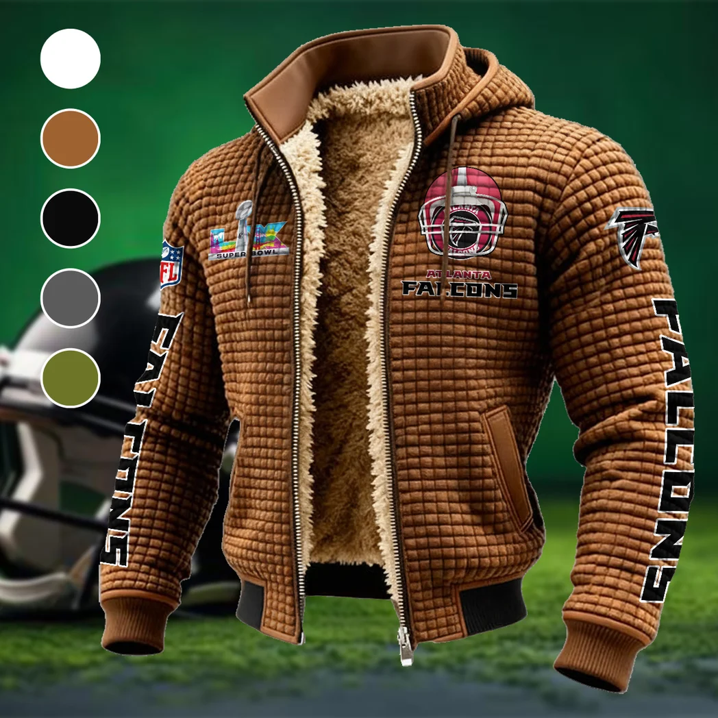 Game Day Fliers Fleece-Lined Hooded Jacket, Dynamic Training Hooded Shell HVN1463AF - brown