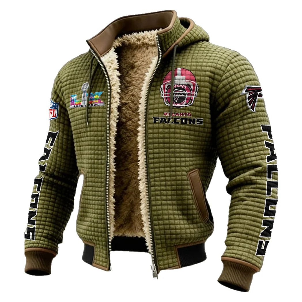 Game Day Fliers Fleece-Lined Hooded Jacket, Dynamic Training Hooded Shell HVN1463AF - Green - Image 2