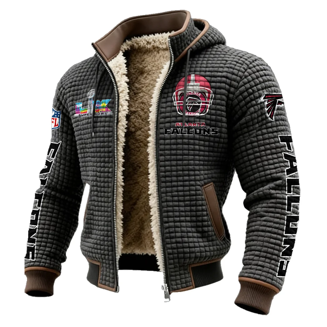 Game Day Fliers Fleece-Lined Hooded Jacket, Dynamic Training Hooded Shell HVN1463AF - Grey - Image 2