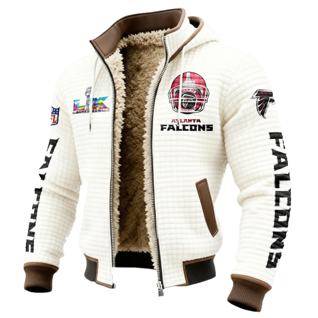 Game Day Fliers Fleece-Lined Hooded Jacket, Dynamic Training Hooded Shell HVN1463AF - White - Image 2