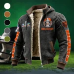 Fan Cubs Squad Fleece-Lined Hooded Jacket, Endurance Sport Thermal Hoody HVN1463CB - Grey