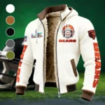 Fan Cubs Squad Fleece-Lined Hooded Jacket, Endurance Sport Thermal Hoody HVN1463CB - White