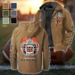 Fan Roar Squad Flannel Hoodie, Fan Squad Flannel Hoodie HVN1463CI - Camel
