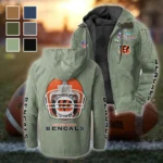 Fan Roar Squad Flannel Hoodie, Fan Squad Flannel Hoodie HVN1463CI - Light Green