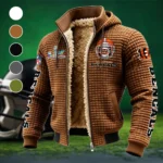 Fan Roar Squad Fleece-Lined Hooded Jacket, All-Mountain Hooded Fleece HVN1463CI - brown