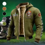 Fan Roar Squad Fleece-Lined Hooded Jacket, All-Mountain Hooded Fleece HVN1463CI - Green