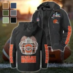 Game Day Howl Flannel Hoodie, Everyday Supporter Hooded Flannel HVN1463CL - Black
