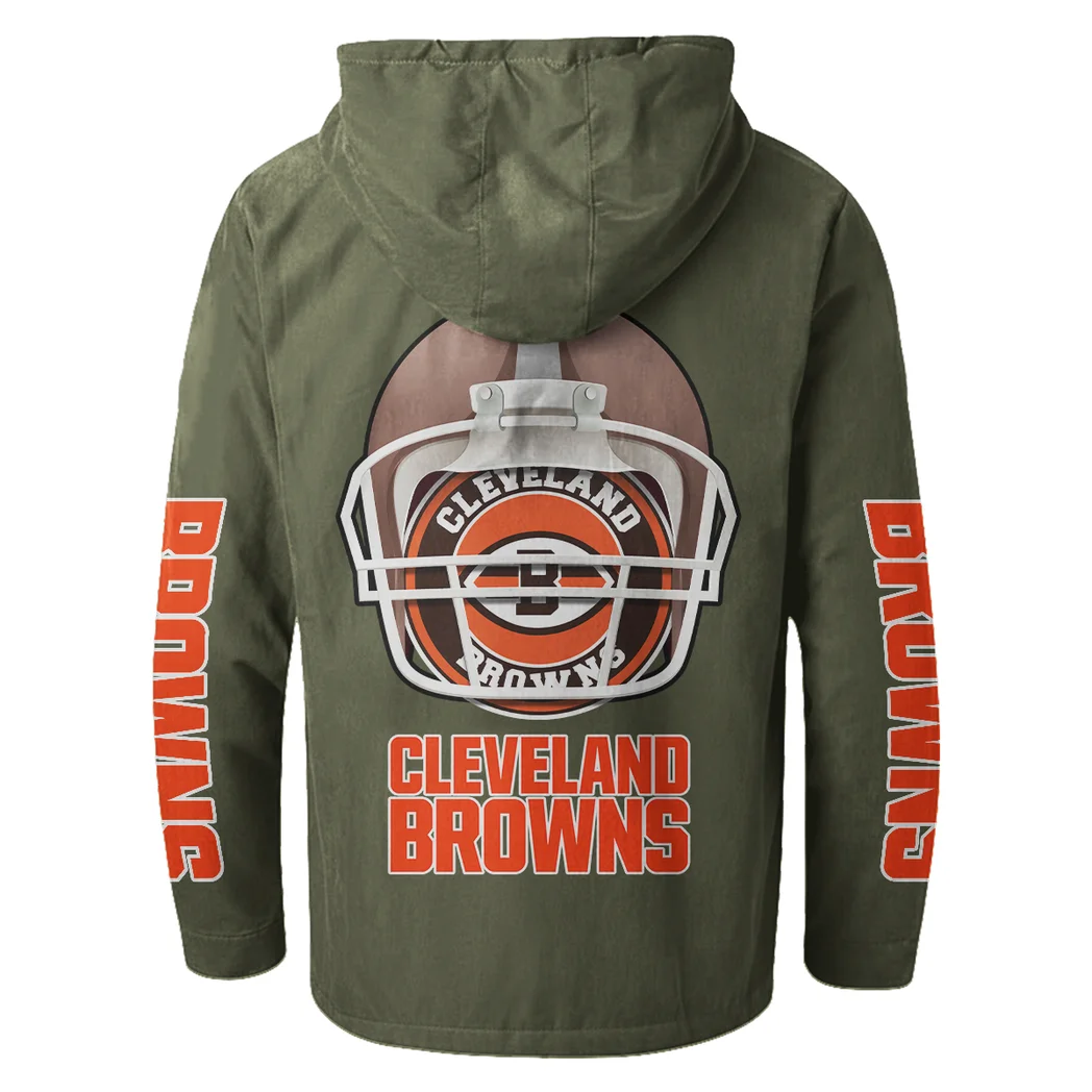 Game Day Howl Flannel Hoodie, Everyday Supporter Hooded Flannel HVN1463CL - Green - Image 3