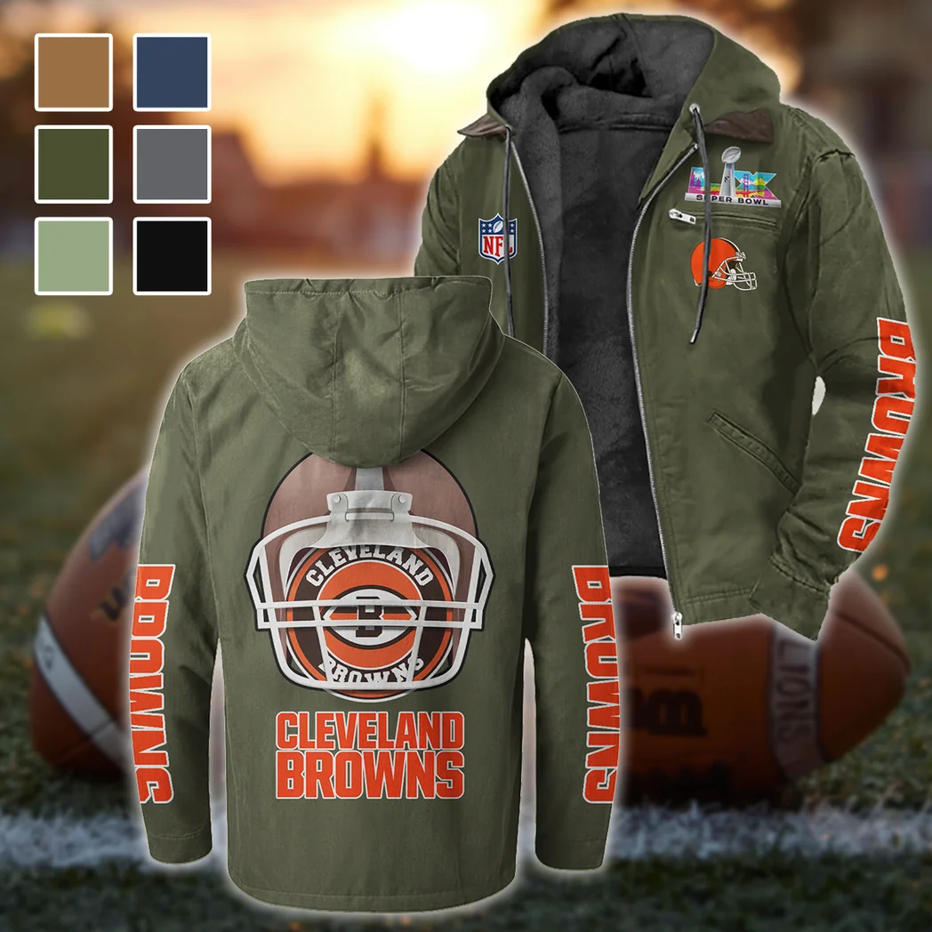 Game Day Howl Flannel Hoodie, Everyday Supporter Hooded Flannel HVN1463CL - Green