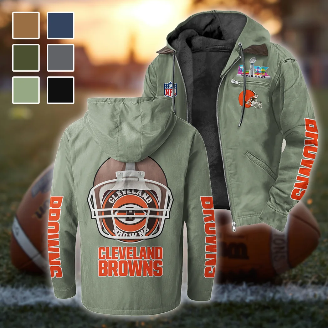 Game Day Howl Flannel Hoodie, Everyday Supporter Hooded Flannel HVN1463CL - Light Green