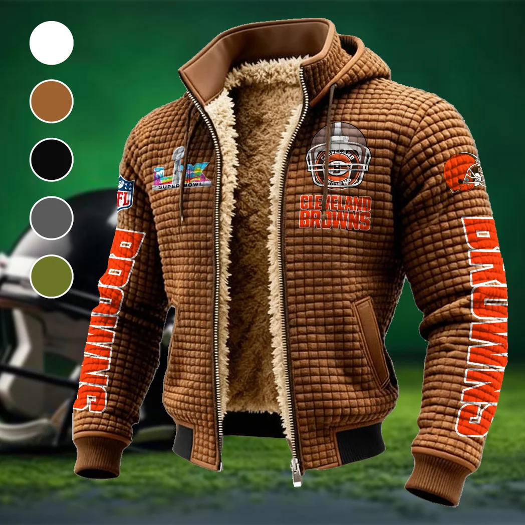 Game Day Howl Fleece-Lined Hooded Jacket, Alpine Ascent Hooded Jacket HVN1463CL - brown