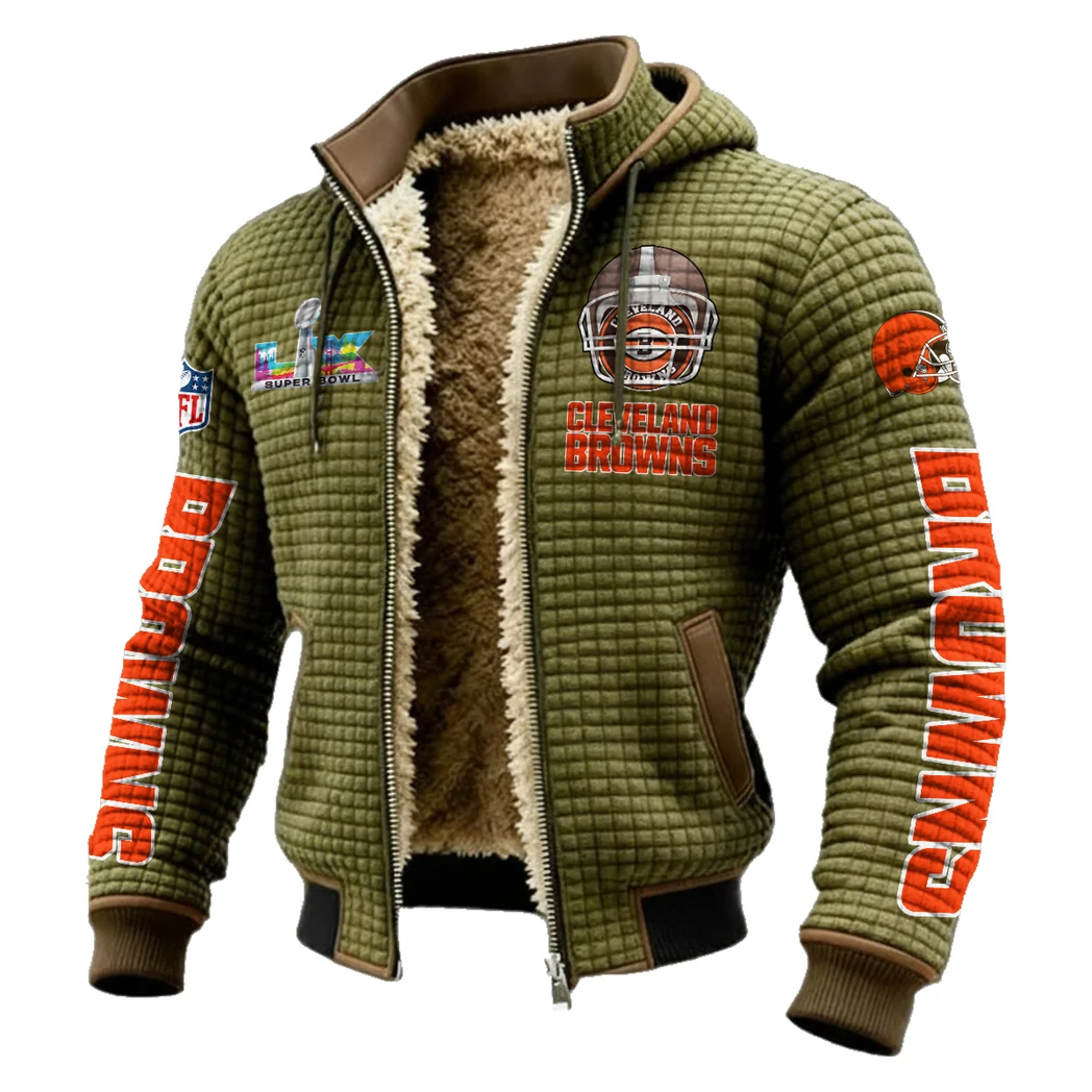 Game Day Howl Fleece-Lined Hooded Jacket, Alpine Ascent Hooded Jacket HVN1463CL - Green - Image 2