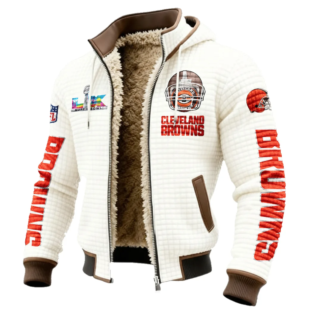 Game Day Howl Fleece-Lined Hooded Jacket, Alpine Ascent Hooded Jacket HVN1463CL - White - Image 2