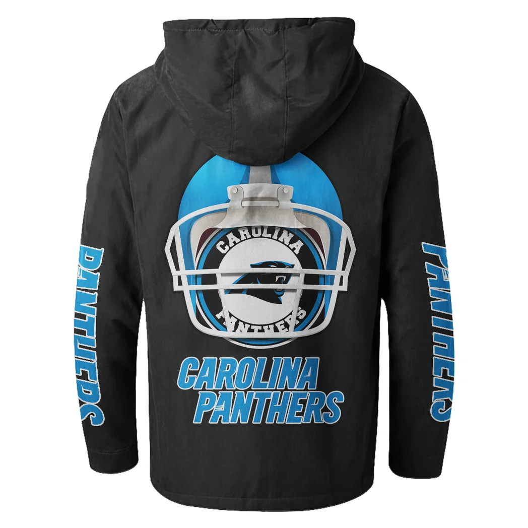 Match Day Prowlers Flannel Hoodie, Team Spirit Flannel Hoodie HVN1463CP - Black - Image 3