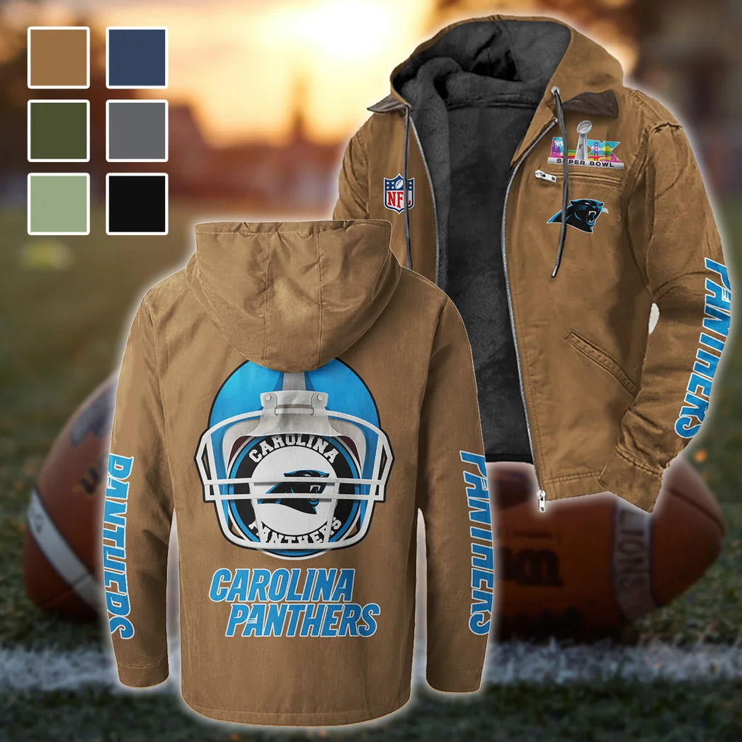 Match Day Prowlers Flannel Hoodie, Team Spirit Flannel Hoodie HVN1463CP - Camel