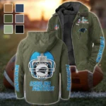 Match Day Prowlers Flannel Hoodie, Team Spirit Flannel Hoodie HVN1463CP - Green