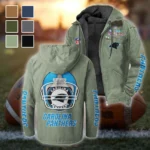 Match Day Prowlers Flannel Hoodie, Team Spirit Flannel Hoodie HVN1463CP - Light Green