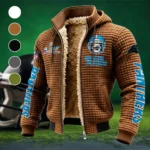 Match Day Prowlers Fleece-Lined Hooded Jacket, Cross-Training Winter Layer HVN1463CP - brown