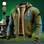 Match Day Prowlers Fleece-Lined Hooded Jacket, Cross-Training Winter Layer HVN1463CP - Green
