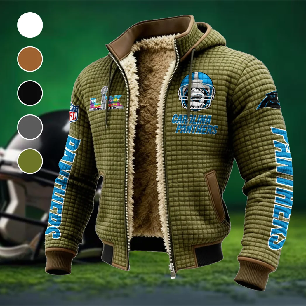Match Day Prowlers Fleece-Lined Hooded Jacket, Cross-Training Winter Layer HVN1463CP - Green