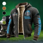 Match Day Prowlers Fleece-Lined Hooded Jacket, Cross-Training Winter Layer HVN1463CP - Grey