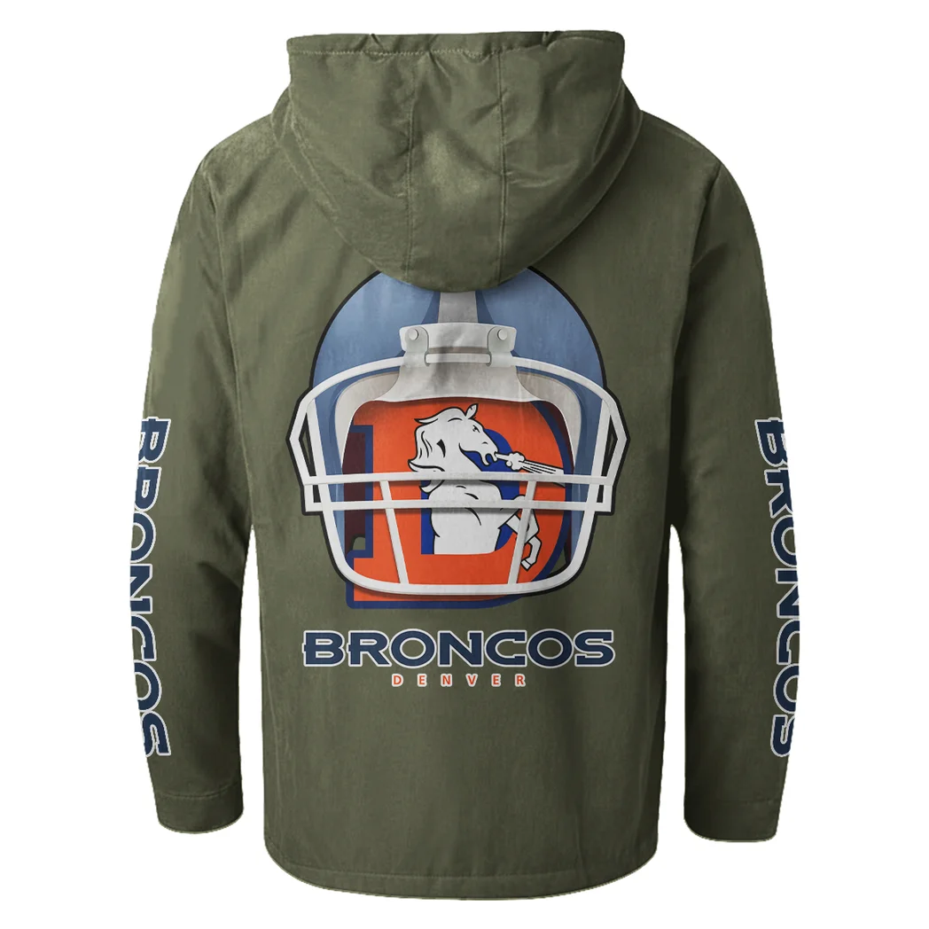Victory Spurs Flannel Hoodie, Street Style Sport Hoodie HVN1463DB - Green - Image 3