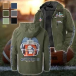 Victory Spurs Flannel Hoodie, Street Style Sport Hoodie HVN1463DB - Green