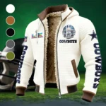 Star Crew Fleece-Lined Hooded Jacket, Rapid-Dry Fleece-Lined Hoody HVN1463DC - White