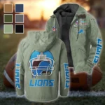 Lion Crew Flannel Hoodie, Cold Game Day Hoodie HVN1463DL - Light Green