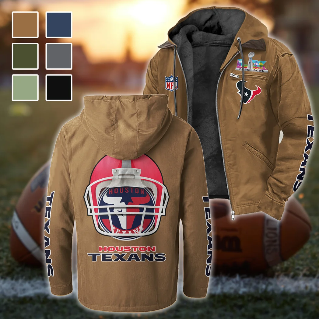 Blue Pride Flannel Hoodie, Athletic Lifestyle Fan Hoodie HVN1463HT - Camel
