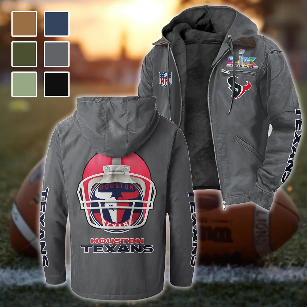 Blue Pride Flannel Hoodie, Athletic Lifestyle Fan Hoodie HVN1463HT - Gray