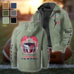 Blue Pride Flannel Hoodie, Athletic Lifestyle Fan Hoodie HVN1463HT - Light Green