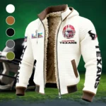 Blue Pride Fleece-Lined Hooded Jacket, Wind-Blocker Insulated Hoody HVN1463HT - White