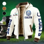 Blue Hooves Fleece-Lined Hooded Jacket, Storm-Ready Fleece-Lined Coat HVN1463IC - White