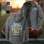 Fan Feline Squad Flannel Hoodie, All-Season Fan Hoodie HVN1463JJ - Gray