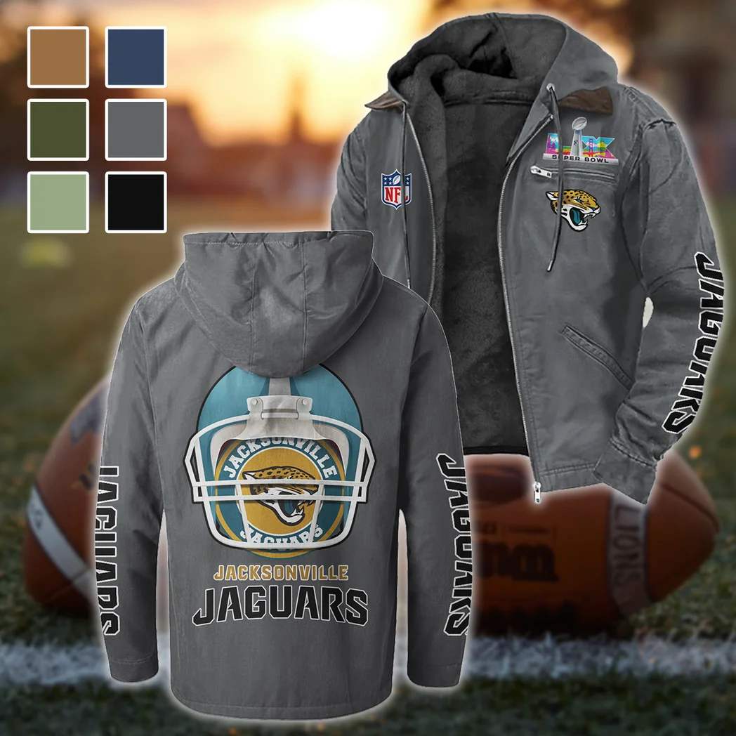 Fan Feline Squad Flannel Hoodie, All-Season Fan Hoodie HVN1463JJ - Gray