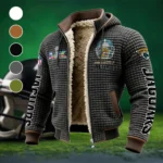 Fan Feline Squad Fleece-Lined Hooded Jacket, Arctic Protection Hooded Zip HVN1463JJ - Grey