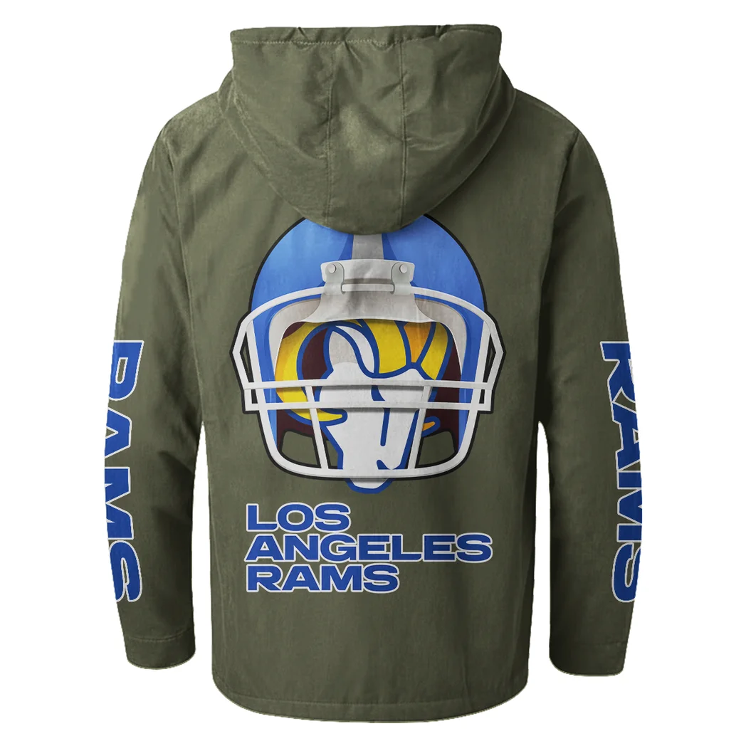 Game Day Herd Flannel Hoodie, True Fan Hooded Flannel HVN1463LA - Green - Image 3