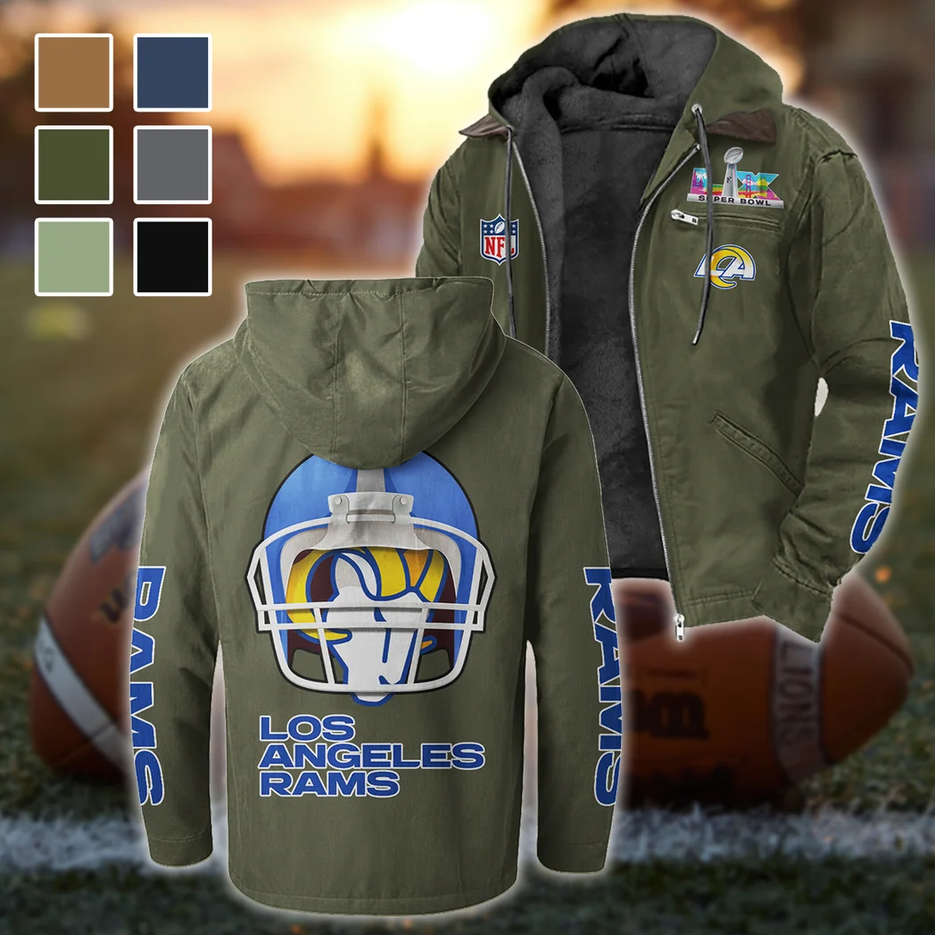 Game Day Herd Flannel Hoodie, True Fan Hooded Flannel HVN1463LA - Green