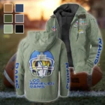 Game Day Herd Flannel Hoodie, True Fan Hooded Flannel HVN1463LA - Light Green