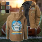 LA Squad Flannel Hoodie, Game Ready Flannel Hoodie HVN1463LC - Camel