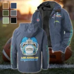 LA Squad Flannel Hoodie, Game Ready Flannel Hoodie HVN1463LC - Navy Blue